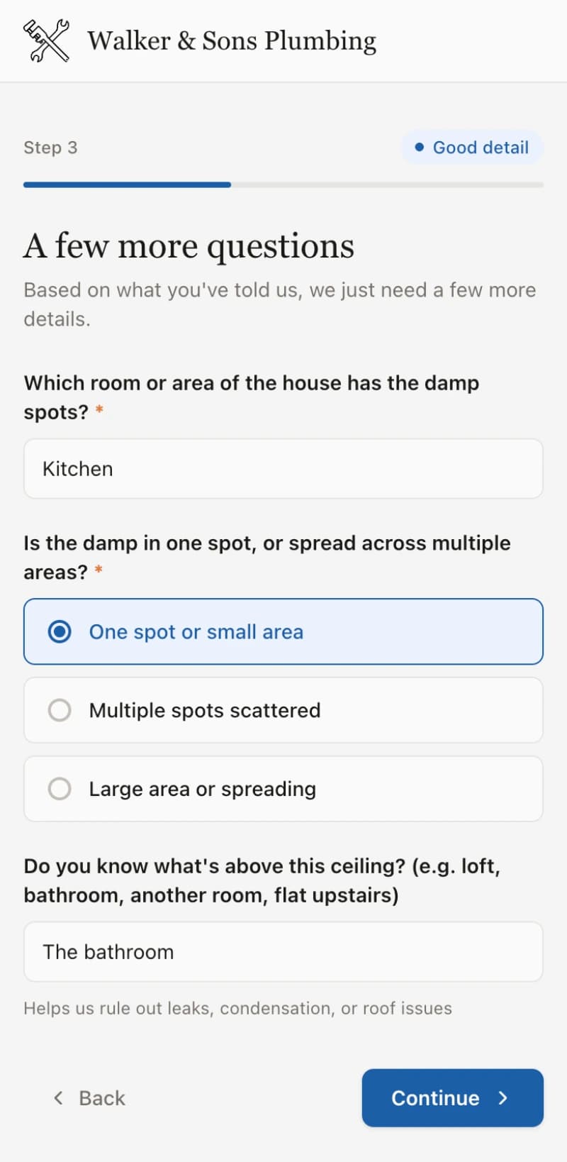 They fill in the form